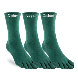 Calcetines Deportivos Personalizados para Niños, Calcetines de Cinco Dedos con Logotipo de Equipo, Calcetines de Punto de 5 Dedos, 100% Algodón Transpirable, Vietnam - Product Image 3
