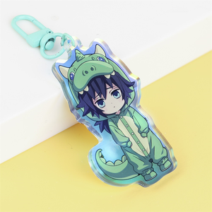 Tùy Chỉnh Chất Lượng Cao Rõ Ràng Anime Acrylic Amulet Key Epoxy Long Lanh Carabiner Cho Khuyến Mại Keychain - Product Image 2