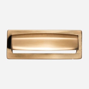 Trending Modern Brass Cabinet <b>Pull</b> Handles <b>Gold</b> Finished Durable Furniture Hardware for Kitchen Bedroom Bathroom Dining - Product Image 1