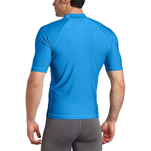 Custom Logo High Quality <b>Men</b> Short Sleeve Rash Guard Wholesale Plain Fitness <b>Swim</b> <b>Shirts</b> Printed short Sleeve <b>swim</b> <b>Shirt</b> for <b>Men</b> - Product Image 2