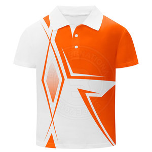Chemises polo de golf pour jeunes joueurs OEM Performance Apparel, coupe flexible, matière respirante, entraînement aux clubs de golf - Product Image 4
