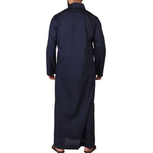 Jubbah Thobe décontracté pour homme avec logo personnalisé - Style africain, Dubaï, Oman, arabe, respirant, haute qualité, manches longues, longueur mi-mollet - Product Image 2