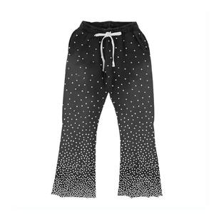 Custom Green Flame Print Tracksuit Full <b>Zip</b> <b>Hooded</b> Sweatshirt Pants Set Streetwear Unisex Adult Autumn Wear Hand Painted Design - Product Image 2