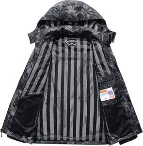 Chaqueta Cortavientos Larga de Invierno para Hombre, Diseño de Marca, con Capucha y Cuello Alto, Estilo Vintage, Impermeable y Resistente al Viento - Product Image 2