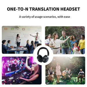 Auriculares instantáneos de traductor Ai de Voz bidireccional, dispositivos de traductor de 144 <span class=keywords><strong>idiomas</strong></span>, auriculares de traductor de <span class=keywords><strong>idiomas</strong></span> inteligentes para viajes - Product Image 2