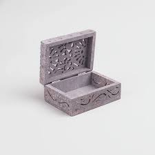 Boîte cadeau en pierre ollaire en gros pour l'Aïd et le Ramadan – Boîte de rangement décorative en pierre – Fournisseur d'emballages cadeaux islamiques de qualité export - Product Image 2