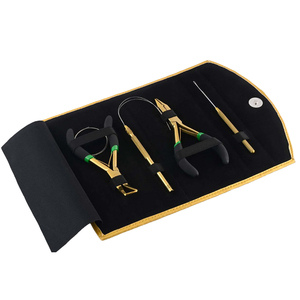 ชุดเครื่องมือต่อผมทองคำ 4 ชิ้น ยี่ห้อ Kaamir Instruments ผลิตจากสแตนเลส ด้ามจับยาง ทนทาน เป็นมิตรกับสิ่งแวดล้อม ใช้กับไมโครริง - Product Image 2
