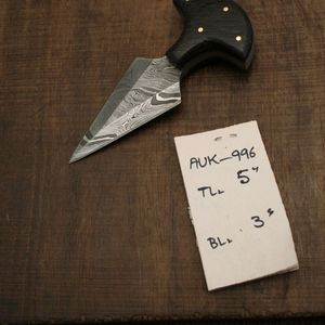 Couteau de chasse artisanal Edge Master Manufacture EM-6600 Top Skinner en acier Damas, manche en bois, lame non réglable de 8 pouces - Product Image 2