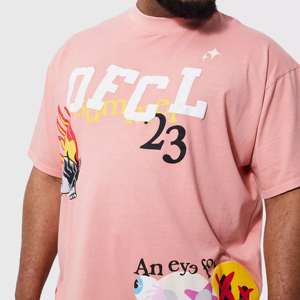 Camiseta moderna para hombre con estampado en relieve, tela transpirable de máxima comodidad y estampado en relieve duradero para la moda diaria. - Product Image 4