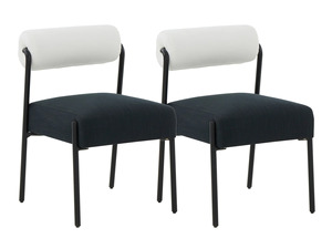 Modern Luxury Solid Teak Wood Dining Room Set <b>Arch</b> Table 4 Metal <b>Frame</b> Cushion Chairs Mid Century Kitchen Furniture - Product Image 2