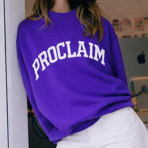 เสื้อสเวตเชิ้ตผู้หญิงทรงหลวม คอเต่า แขนยาว สไตล์ลำลอง ใส่สบาย เหมาะกับฤดูหนาว แฟชั่นสตรีท - Product Image 4