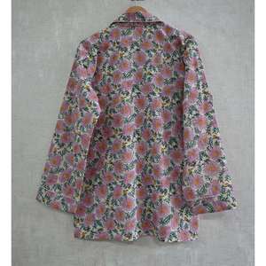 Ensemble de pyjama en coton imprimé pour femmes, vêtements de nuit doux et respirants, coupe confortable, vêtements de détente pour femmes, vêtements de maison décontractés - Product Image 3