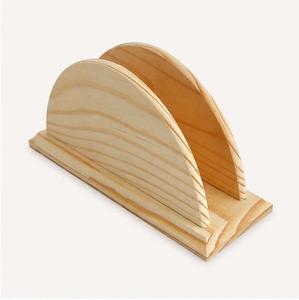 Caja de pañuelos de madera estilo nórdico, soporte de pañuelos independiente para decoración del hogar y la oficina - Product Image 3