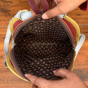 Nouveau sac à dos pour femmes en cuir recyclé de grande capacité de haute qualité loisirs en cuir coloré voyage d'affaires sacs à dos convertibles - Product Image 4