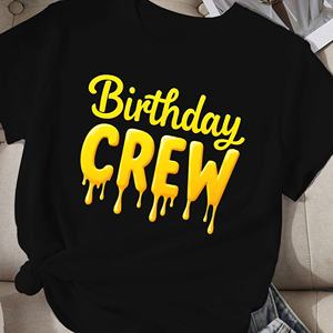Camiseta cómoda Birthday CREW para mujer - Product Image 3