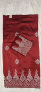 Nuevo arrivo, tela George nigeriana de súper calidad, última tendencia, con estampado floral y trabajo de bordado intrincado para fiestas. - Product Image 2
