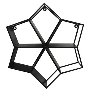 Estantes de pared decorativos de hierro clásico de estilo moderno, estantes de almacenamiento de Metal para el hogar, restaurante, Hotel, decoración de interiores - Product Image 5