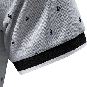 Polo Homme Slim Fit Manches Courtes Qualité Export OEM ODM Vente en Gros Production de Polos Décontractés en Coton - Product Image 6