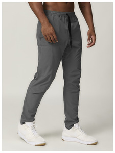 Men Gym Fitness Pants Breathable <b>Polyester</b> Pockets Athletic Workout <b>Joggers</b> - Product Image 4