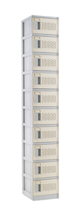 ABS Mini Plastic Locker Cabinet (Vendted Design) for indoor outdoor - Product Image 2