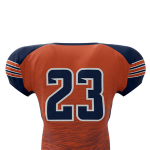 Maillot de football américain à manches courtes imprimé par sublimation, tendance, service OEM ODM, pour usage sportif - Product Image 6
