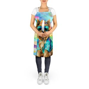 Cairn Terrier Hippie Dawg Unisex Adult <b>Apron</b> Multicolor Large Kitchen Server for <b>Cooking</b> Baking Crafts Gardening for Men Women - Product Image 5