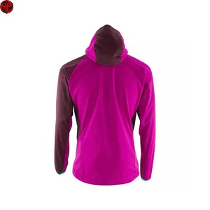 Veste Softshell Femme 2026 à Capuche Coupe-Vent Imperméable Respirante Zippée pour Sports de Plein Air avec Logo Personnalisé - Product Image 5