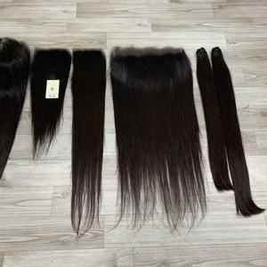 Cutícula natural recta alineada pelo vietnamita suizo HD Frontal 13x4 13x6 HD encaje y 5x5 Cierre de fábrica - Product Image 5