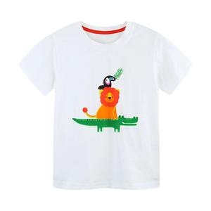 T-shirts d'été 100 % coton à manches courtes pour enfants, garçons et filles, uniformes de classe, chemises publicitaires compressées – Vente en gros - Product Image 3