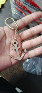 Brass Luxury Nautical Vintage Rectangle Shipwheel <b>Compass</b> Key <b>Chain</b> Showpiece Decorative Mini Ornament Home Office Collectible - Product Image 4