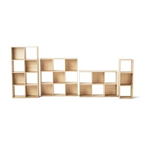 Organizzatore con 3 cubi portaoggetti, finitura in pino primaverile - Product Image 6