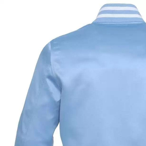 Veste en satin pour homme la plus vendue en gros, personnalisable, imperméable, coupe-vent, respirante, décontractée, à motif uni - Product Image 3