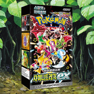 Boîte de cartes à collectionner Pokémon Shiny Treasure ex Expansion Pack, version coréenne, personnage d'anime, jeu de cartes à collectionner populaire - Product Image 1
