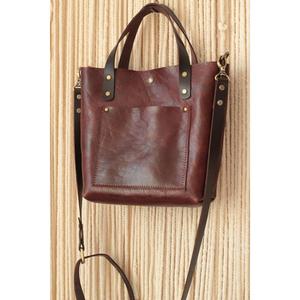High Quality Leather Bags For Women's Daily Use Water Resistance Genuine Leather Handbags And Vintage Purse For Gift Ideas - Product Image 4