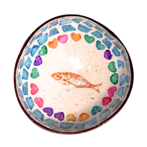 Bols en noix de coco haut de gamme gravés à la main, écologiques, finition naturelle polie, parfaits pour une cuisine moderne - Product Image 1