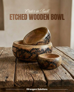 Bol en bois naturel artisanal pour la cuisine, la salle à manger et la décoration de la maison, bol en bois massif écologique pour servir des fruits, des salades, des collations - Product Image 6