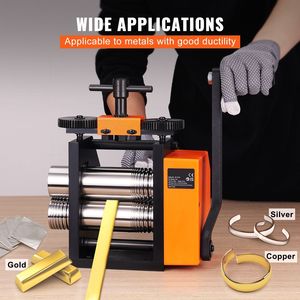 Laminatoio per Gioielli 3/76 mm con Rapporto di Trasmissione 1:2, Multifunzione 3-in-1, Spessore di Laminazione 0,1-7 mm per Vari Progetti di Gioielleria - Product Image 4