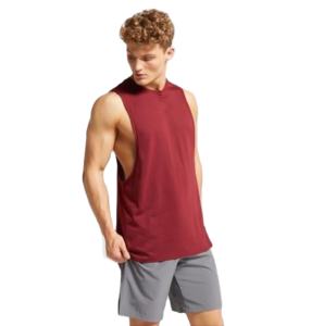 Débardeur de sport pour homme, style streetwear, 100% coton respirant et écologique, pour entraînement, fitness, musculation - Product Image 1