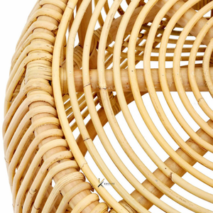 Factory Direct Decorative Handmade <b>Round</b> Rattan Coffee <b>Table</b> Minimalist Modern Design For Living Room - Product Image 3