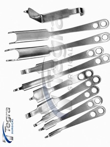 Ensemble de rétracteurs de hanche chirurgicaux Tegra de qualité supérieure, 10 pièces, instruments de chirurgie orthopédique, kit chirurgical en acier inoxydable, CE ISO - Product Image 3