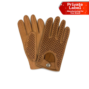 Gants de conduite pour voitures de sport, en cuir haute adhérence, style exécutif, pour la mode et la conduite automobile - Product Image 1