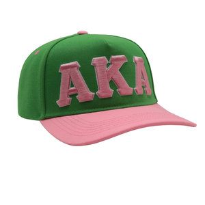Gorra Snapback AKA Green Letters con Visera Rosa, Gorra de Béisbol Bordada, Ajustable, de Algodón, Estilo Casual y Urbano - Product Image 2