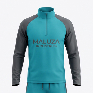 Survêtement unisexe personnalisé en coton et polyester léger, imprimé, performance 2-en-1, en molleton bouclette, pour la gym et l'entraînement - Product Image 3