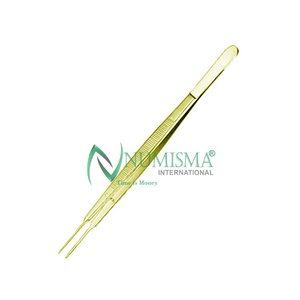Pinces chirurgicales droites hémostatiques en acier inoxydable plaqué or, certifiées CE, pour pansements et chirurgie générale - Product Image 6