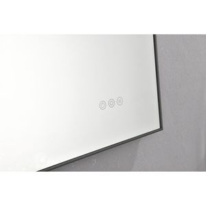 32x 24 pollici LED specchio da bagno con luce posteriore da parete con supporto Anti-appannamento memoria grande specchio lavabo regolabile - Product Image 6