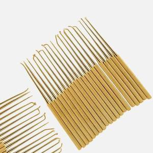 Rhoton micro dissector set 20 pieces gold coated <b>neurosurgery</b> <b>instruments</b> new ce certified reusable kit - Product Image 5