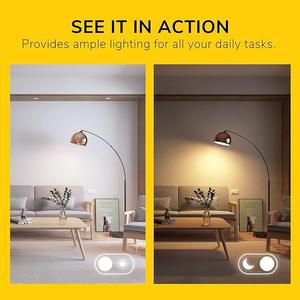 Lampe de sol LED intelligente à intensité variable avec télécommande et minuterie pour bureau et salle d'étude - Product Image 6