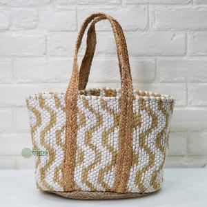 2026 Trending Best Selling Women's Eco-Friendly Durable Handmade Jute Tote <b>Bags</b> <b>Boho</b> Style Open Travel Fashion Statement Gifting - Product Image 5