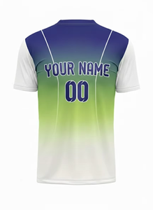 Maillots de sport surdimensionnés à col rond avec logo personnalisé, nom de l'équipe, numéro du joueur, 100% polyester, maille légère, uni - Product Image 2