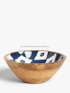 ชามไม้อะคาเซียสำหรับเสิร์ฟอาหารชามไม้มะม่วง - Product Image 2